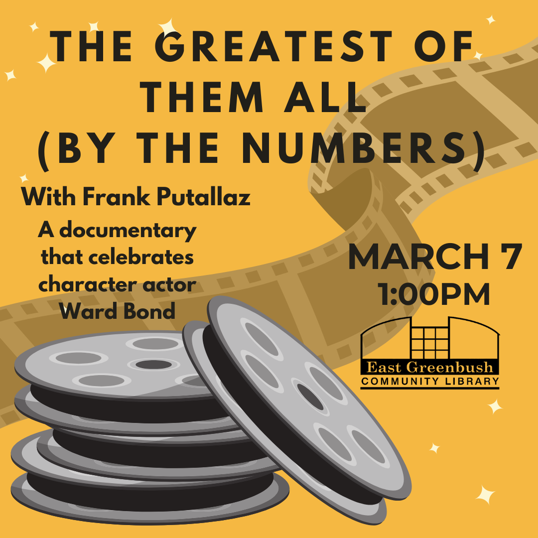 The Greatest of Them All-Hollywood Documentary Sat., 3/7 at 1 p.m., register