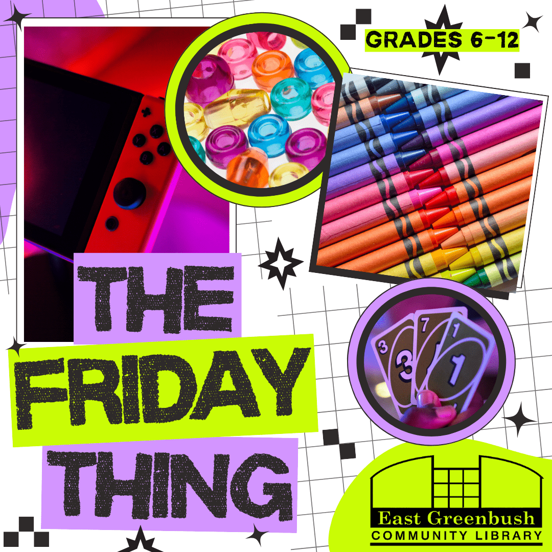 Friday Thing (Grades 6-12) Fri., 12/5, 12/12 & 12/19 at 3 p.m.