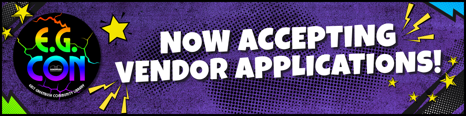 E.G. Con now accepting vendor applications!
